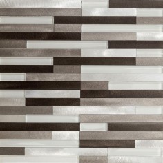 Lund Alum Strip Gris 30x30 | Mallas Misiones Deco
