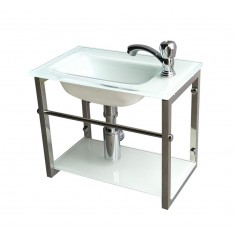 Vanitory de Colgar Troms 42x25 Blanco 1 Agujero |...