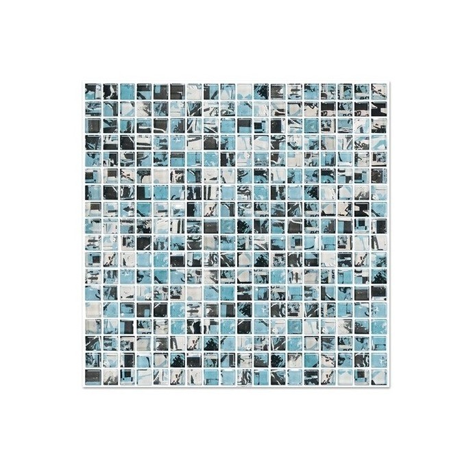 Mosaico Espadachin Aqua 30x30 | Piu