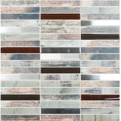 Mosaico Rustic Wood 30x30 Disc | Piu