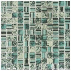 Mosaico Broc Aqua 30x30 | Piu