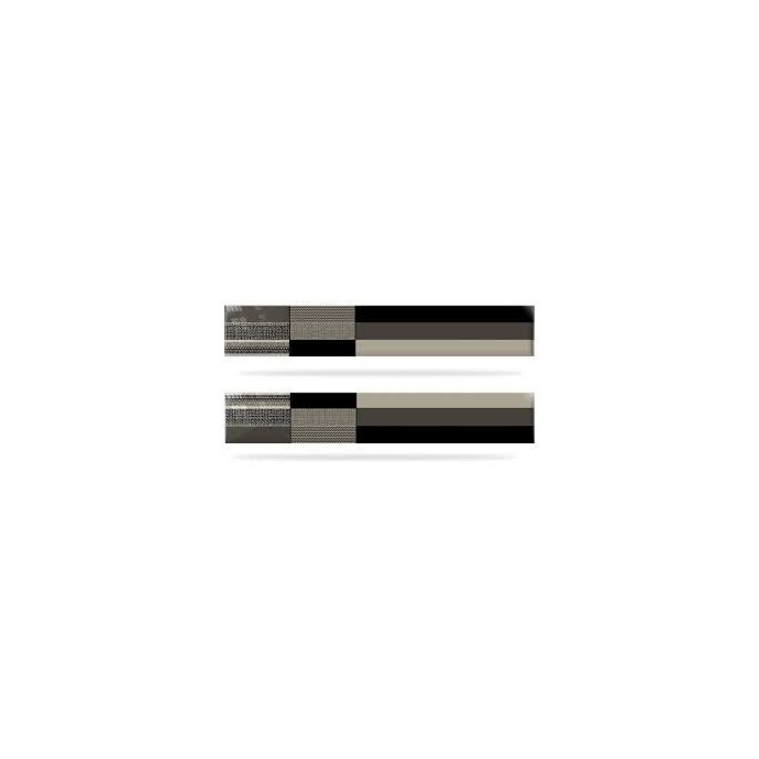 Guarda 05x30 Textil New Black Vidrio | Piu