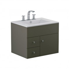 Vanitory de Colgar Adria 60cm 1 Puerta y 2 Cajones Blanco...