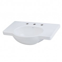 Lavatorio Venecia .48 3 Agujeros Blanco | Ferrum