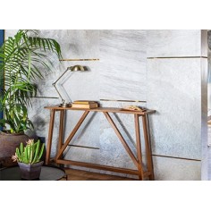 Listel 10mm Acero Inoxidable Gofrado Gold| Moldumet 2