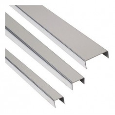 Listel 20x20mm Acero Inoxidable Brillante | Moldumet