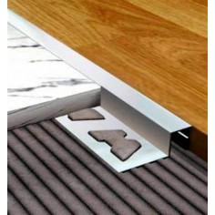 Moldura Omega 20mm Acero Inoxidable Esmerilado | Moldumet