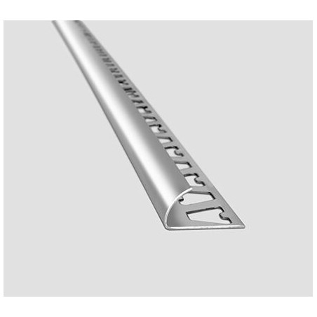 Guardacanto Moldura 12mm Acero Inoxidable Esmerilado | Moldumet