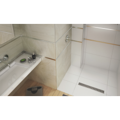 Listel Guarda 40mm Acero Inoxidable Esmerilado | Moldumet 2