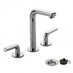 Juego Lavadero Cipres Lever Cromo (0207/N2CR) FV SA