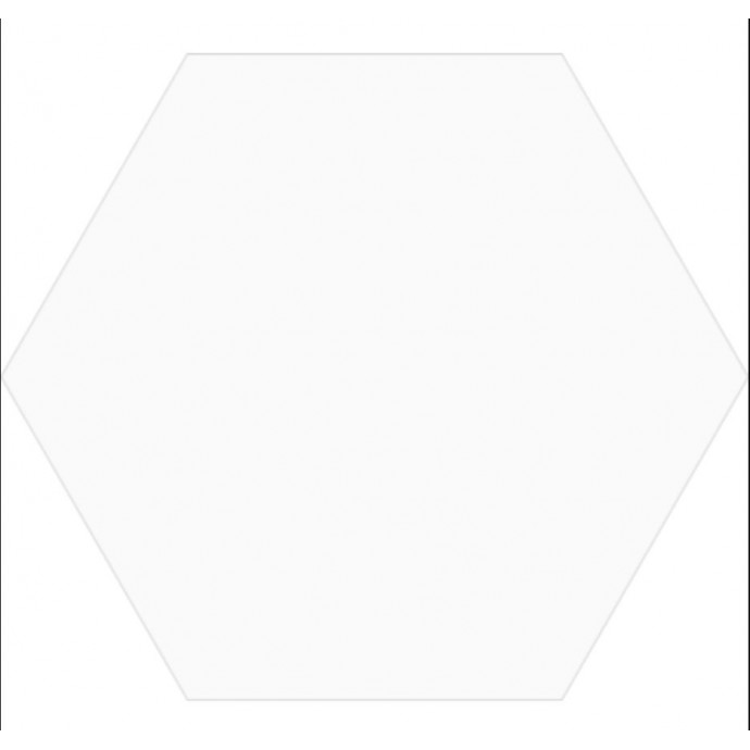 Hexagonal 17x19.5 Bianco (Caja x 1 m2) Céramica | Misiones Deco