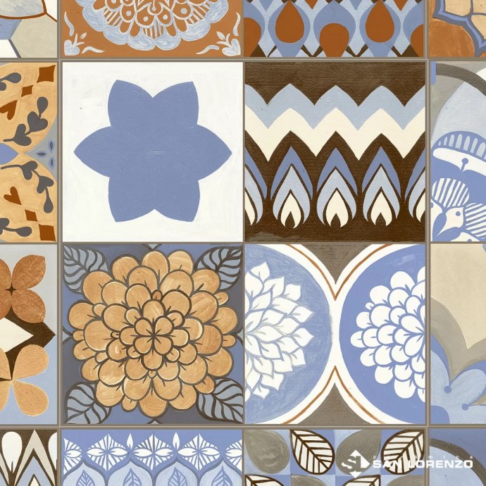 Volta Mix 45x45cm Ceramica San Lorenzo 1ra -...