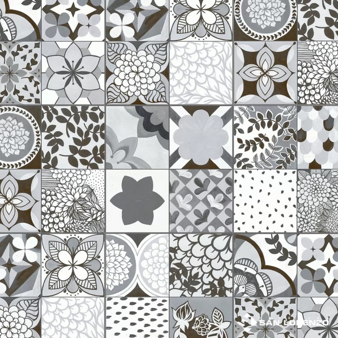 Volta Tiza 45x45cm Ceramica San Lorenzo 1ra -...