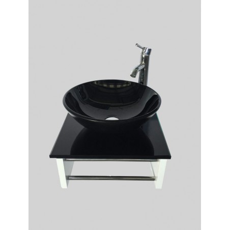 Vanitory de Colgar Bodot 46x46 Blanco Negro | Misiones Deco