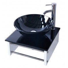 Vanitory de Colgar Bodot 46x46 Blanco Negro | Misiones Deco 2