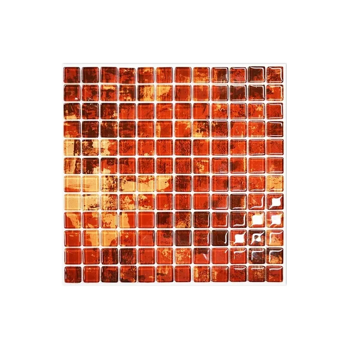 Mosaico Glass Play Lava 30x30 - Piu