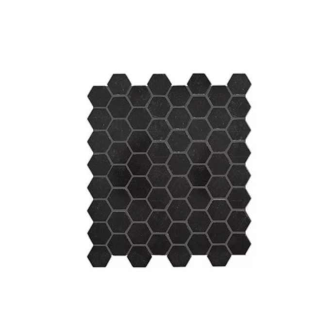 Mosaico Hexa Negro 26x30 Disc - Piu