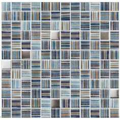 Gabardina Blue 30x30 | Piu