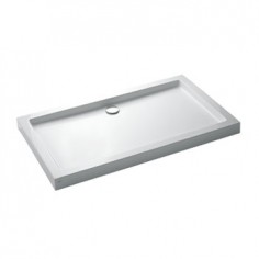 Receptáculo Acrilico Semi Plano 120x70x7cm Blanco | Ferrum