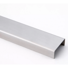 Listel 20x10mm Acero Inoxidable Esmerilado | Moldumet