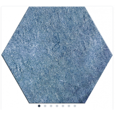 Luxor 20x23 - Azul Mate - Caja x 25 Pz.| Colores Solidos