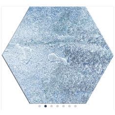 Luxor 20x23 - Azul Mate - Caja x 25 Pz.| Colores Solidos 2