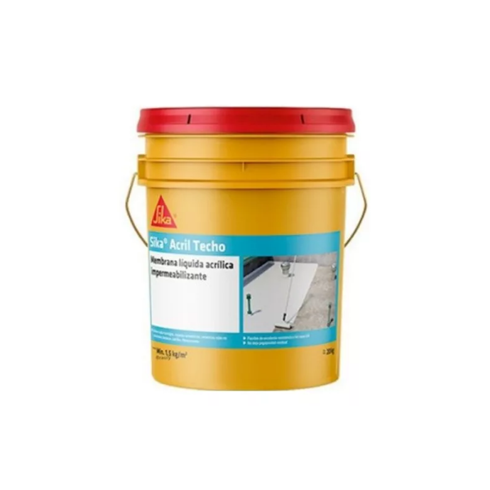 Sika Acril Techos - Color Blanco - Balde x 20 kgrs.