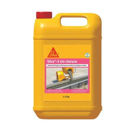 Sika 3 Sin Cloruro - Bidon x 6 kgrs.