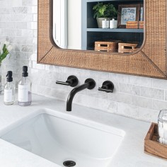 Lavatorio de Pared Sun Lever Black | Hidromet 2