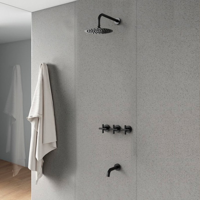 Ducha Con Transferencia Sun Cruz Black | Hidromet