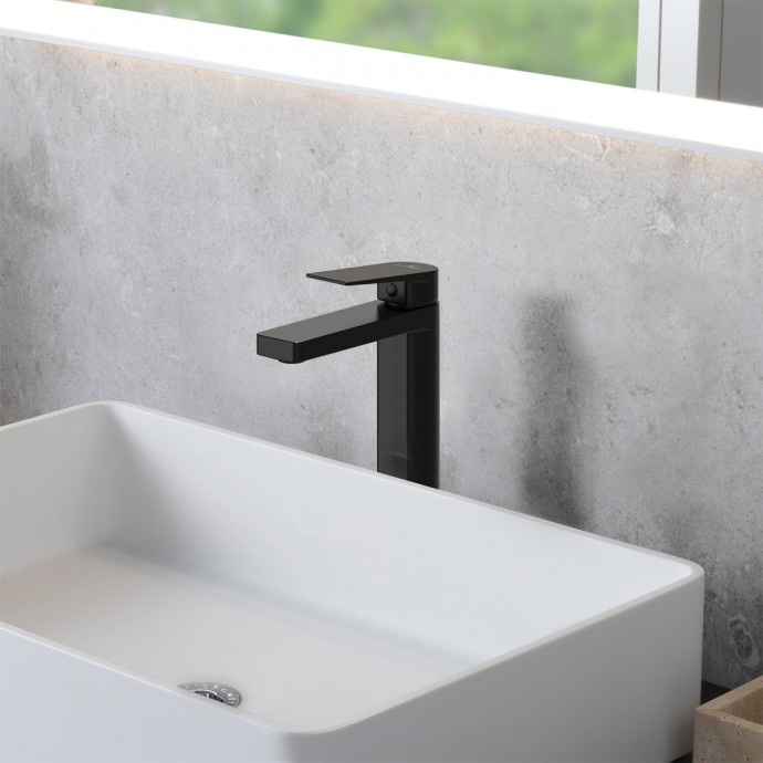 Lavatorio Monocomando Alto Raptor Black | Hidromet