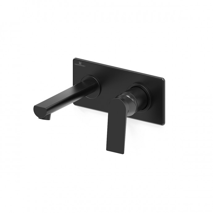 Lavatorio Monocomando de Pared Raptor Black | Hidromet