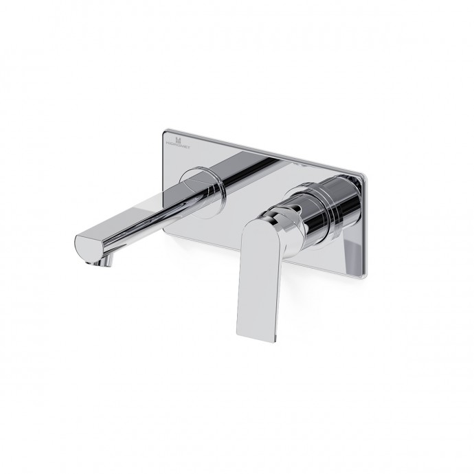 Lavatorio Monocomando de Pared Raptor Cromo | Hidromet