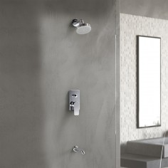 Ducha Monocomando de Embutir C/Transferencia Small Cromo... 2