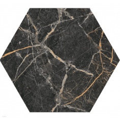Hexagonal 17x19.5 Black Saudi (Caja x 1 m2) Céramica |...