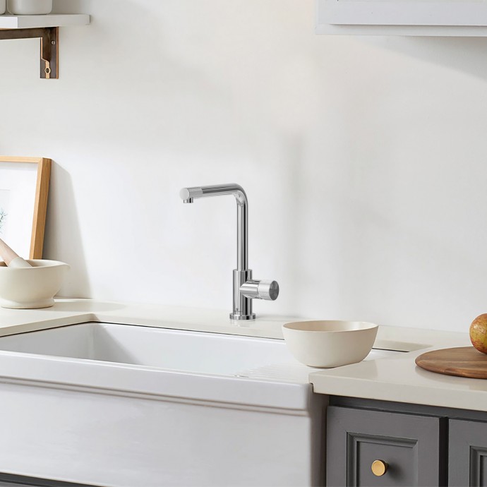 Lavatorio de Cocina Monocomando Texture Recto...