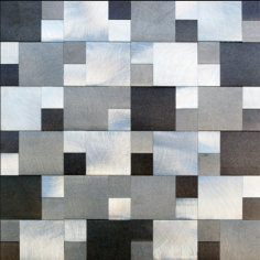 Sater Alum Gray 30x30 Autoadhesivo | Mallas Misiones Deco