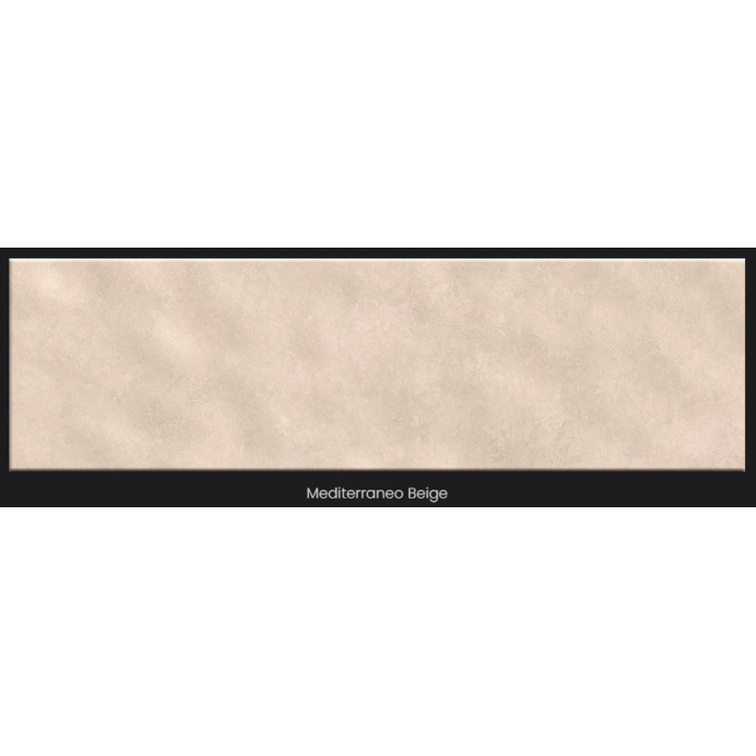 CS. Mediterraneo 8.5x30 Beige Brillante - Caja x 39 Pz. | Colores Solidos