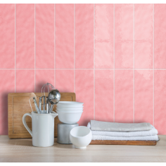 Mediterraneo 8.5x30 Rosa Brillante - Caja x 39 Pz. |... 2