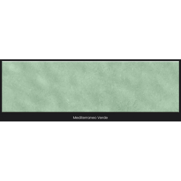 Mediterraneo 8.5x30 Verde Brillante - Caja x 39 Pz. | Colores Solidos