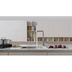 Lavatorio de Cocina Monocomando Jockey Recto Cromo |... 2