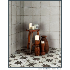 Mestre 20x20 - Blanco Mate - Caja x 25 Pz.| Colores Solidos