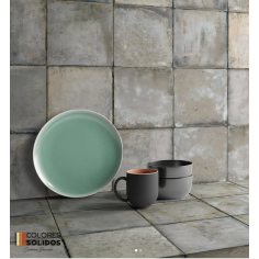 Brescia 20x20 Gris Mate - Caja x 25 Pz. | Colores Solidos