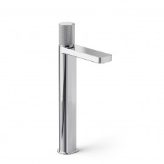 Lavatorio Monocomando Alto Texture Cromo | Hidromet
