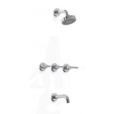 Ducha Con Transferencia Nivus Cromo | Hidromet