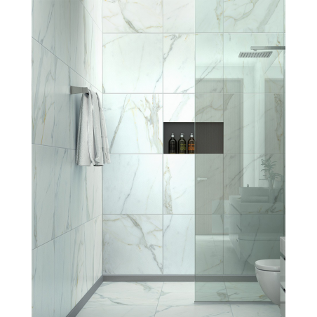 Calacata Bianco 60 x 60 - Porcelanato Pulido 1ra - Calidad DG FIT Caja x 1.80m2| San Lorenzo