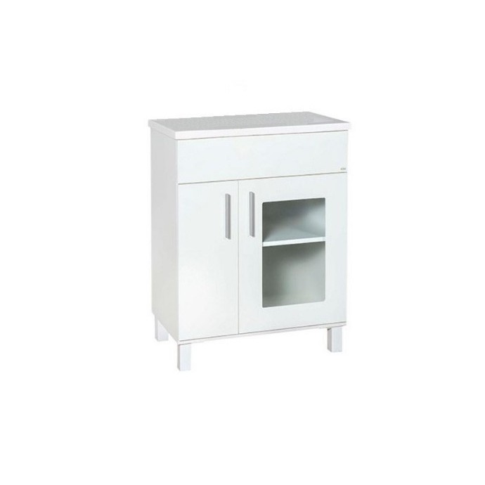 Vanitory Pie Monaco 60cm Blanco 1 Puertas...
