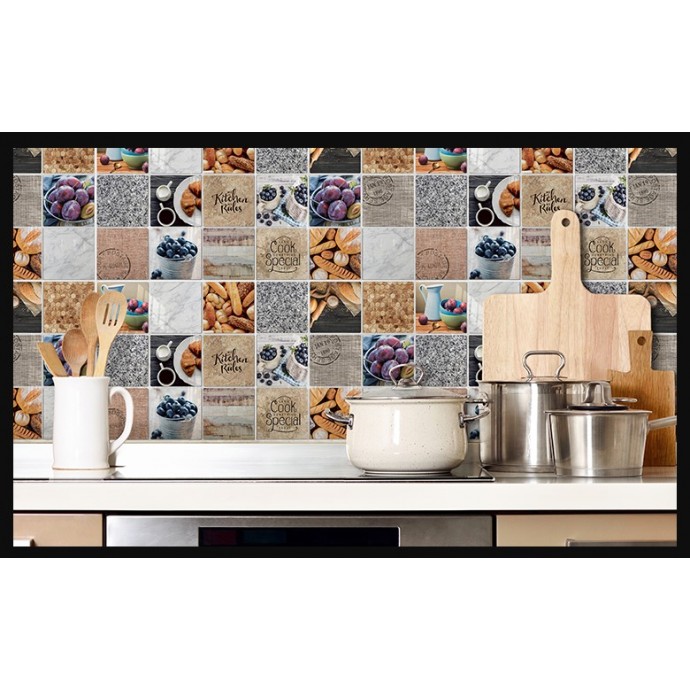 Mosaico Breadfast 30x30 | Piu
