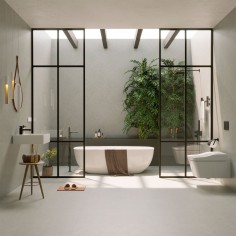 Cement Nordic Piso SPC Panel 60x30cm - Caja x 2.16m2 -... 2