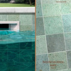 Indonesia 15x15 Verde Mate - Caja x 44 Pz. - Colores Solidos